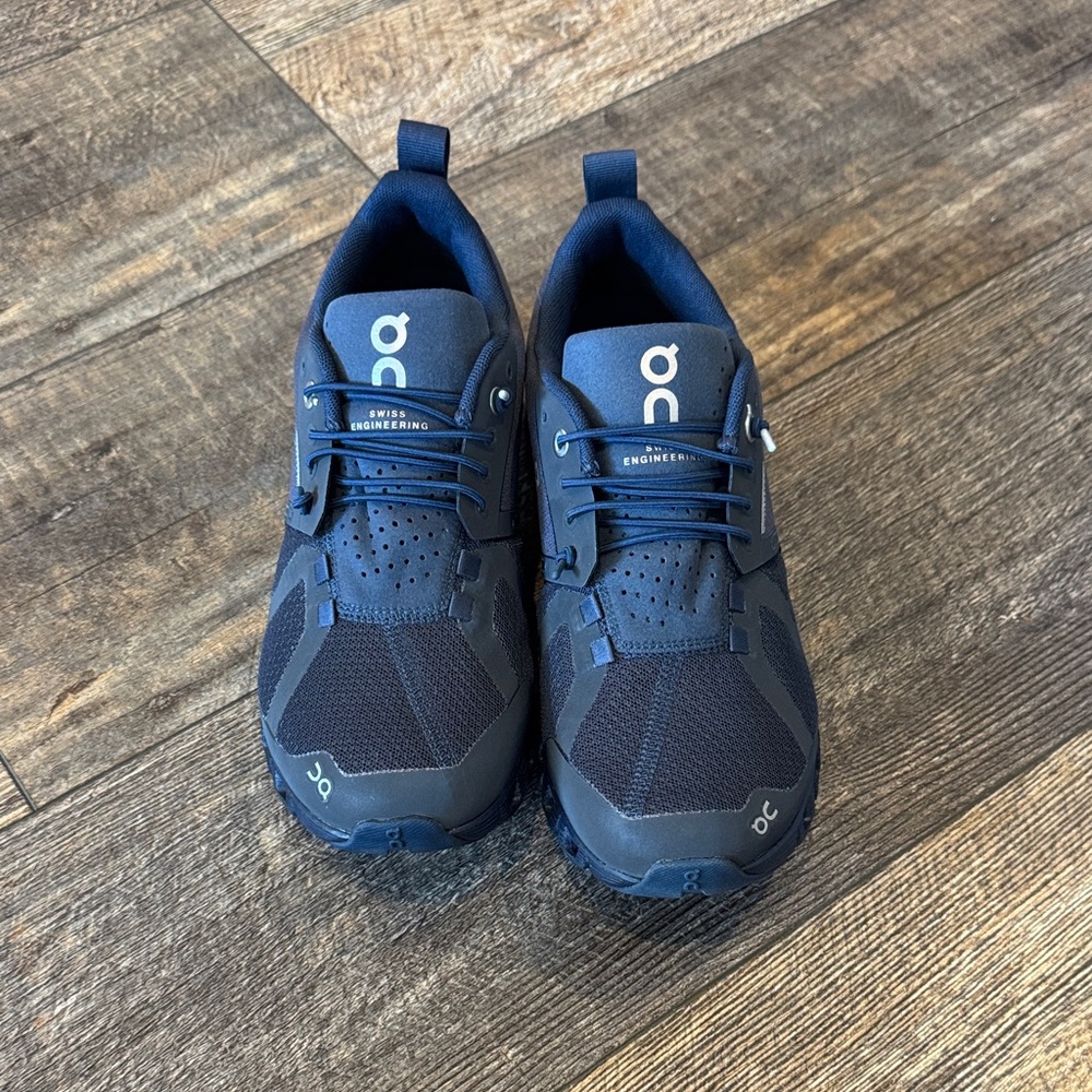 Waterproof On Running Women’s Navy Athletic Shoes